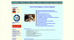 Desktop Screenshot of ferritemagnets.de